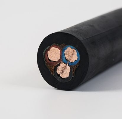 Drie Rubber van de Kern bedekte het Rubber In de schede gestoken Kabel 450/750V Elektrodraad met een laag
